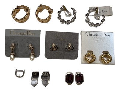 Lot 796 - CHRISTIAN DIOR; a group of seven pairs of...