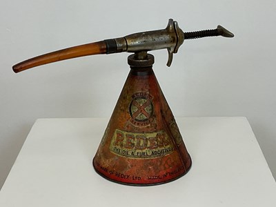 Lot 51 - An original Redex oil canister.