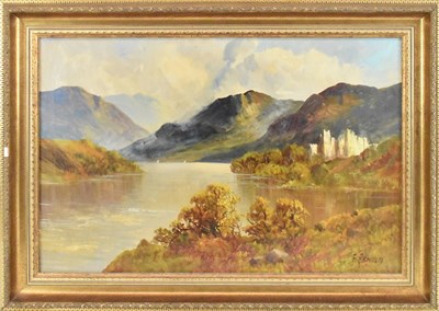 Lot 286 - F ARNOLD; oil on canvas, rural scene, signed...