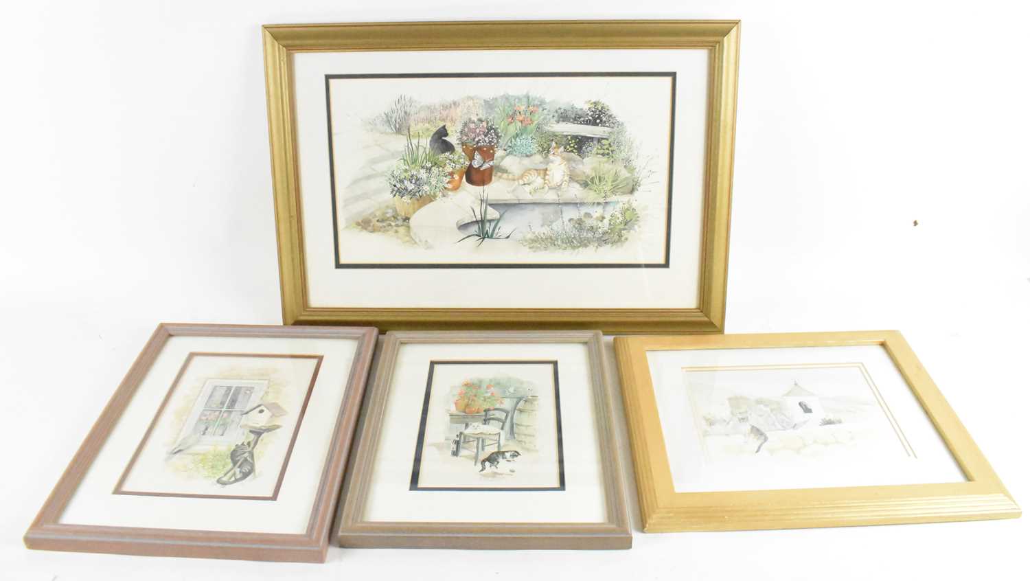 Lot 235 - C FAWCETT (C HALE); watercolour with gouache, '...