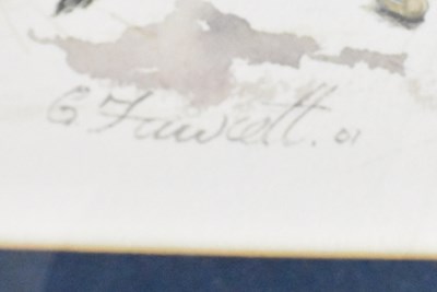 Lot 235 - C FAWCETT (C HALE); watercolour with gouache, '...