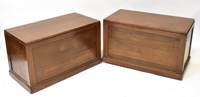 Lot 95 - PORT OF LIVERPOOL: three 20th century mahogany...