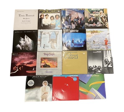 Lot 383 - A small quantity of records including 10cc...