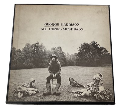 Lot 379 - GEORGE HARRISON; a triple issue record, 'All...