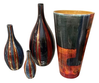 Lot 438 - ANDREW TANNER FOR POOLE POTTERY; a graduated...