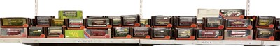 Lot 417 - A large quantity of boxed model diecast buses,...