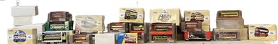 Lot 420 - CORGI; a quantity of boxed model diecast buses...