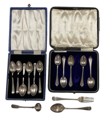 Lot 649 - ATKIN BROTHERS LTD; a cased set of six George...