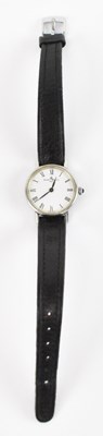 Lot 935 - BAUME & MERCIER; a lady's stainless steel...