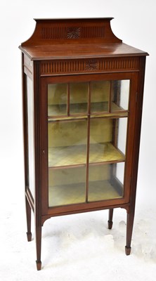 Lot 48 - An Edwardian mahogany display cabinet with...