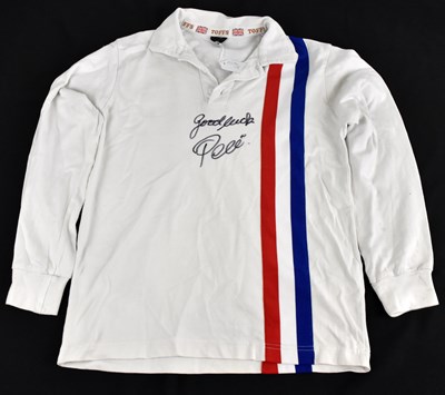 Lot 320 - PELE; a Escape to Victory retro style shirt,...