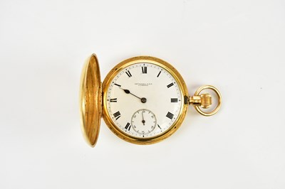 Lot 656 - THOMAS RUSSELL & SON; an 18ct gold crown wind...