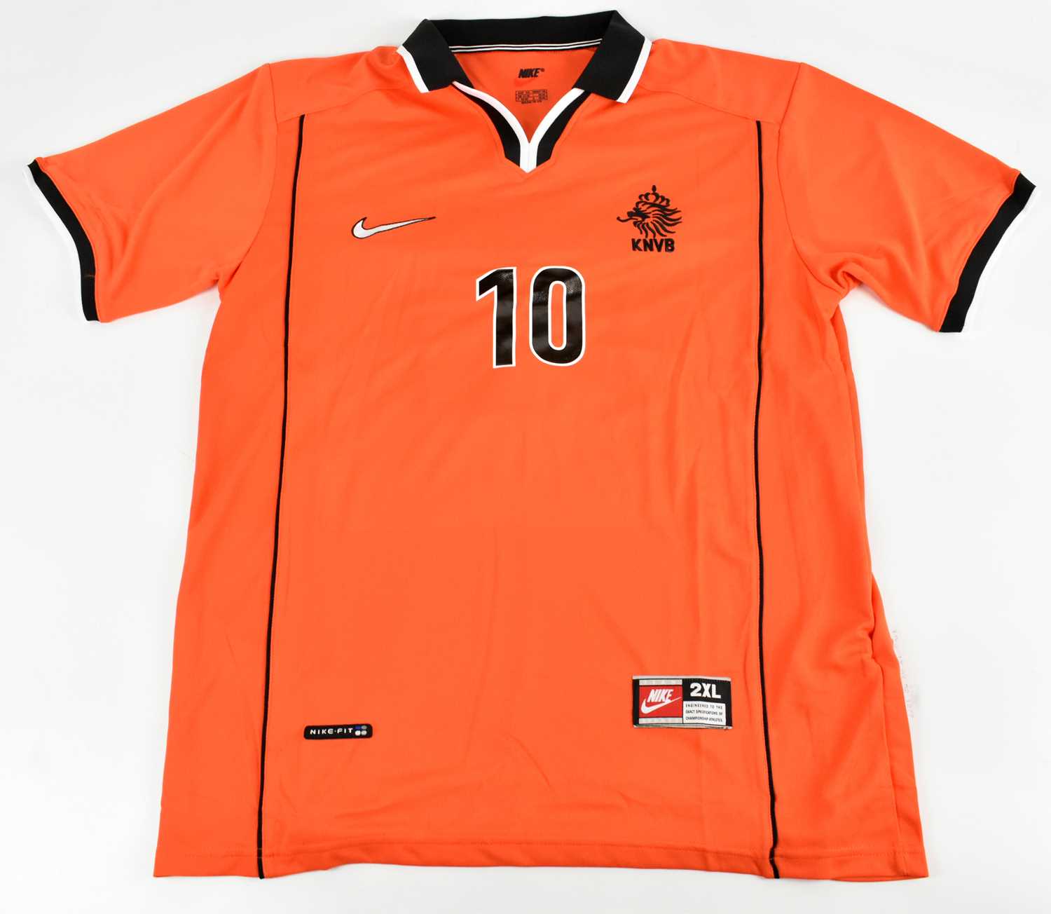 Lot 289 - DENNIS BERGKAMP; a Netherlands retro style...