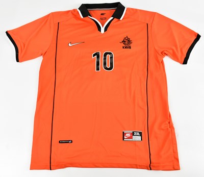 Lot 289 - DENNIS BERGKAMP; a Netherlands retro style...