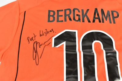 Lot 289 - DENNIS BERGKAMP; a Netherlands retro style...