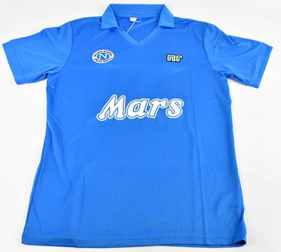 Lot 313 - DIEGO MARADONA; a Napoli retro style football...