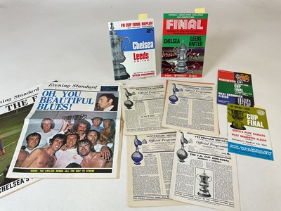 Lot 1951 - FOOTBALL PROGRAMMES; four FA Cup Final...