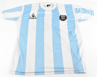 Lot 307 - DIEGO MARADONA; a 1986 retro style Argentina...