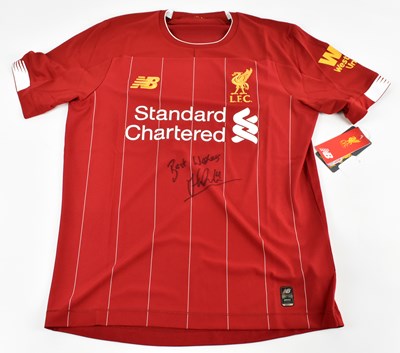 Lot 297 - JORDAN HENDERSON; a Liverpool Premier League...