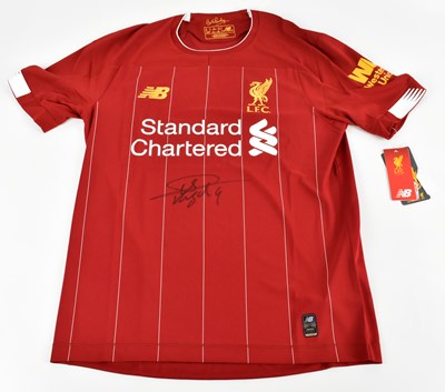 Lot 295 - VIRGIL VAN DIJK; a signed Liverpool Premier...