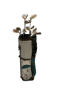 Lot 393 - A Sun Mountain Sport golf bag containing a...