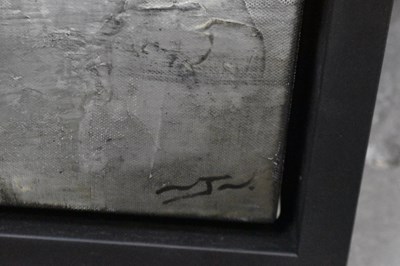 Lot 130 - NEIL NELSON; oil on canvas, 'Floodlands',...