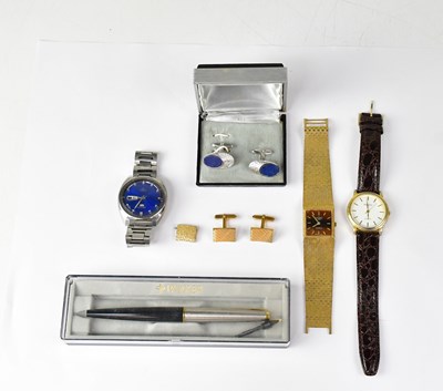 Lot 1353 - Three gentlemen's wristwatches including a...