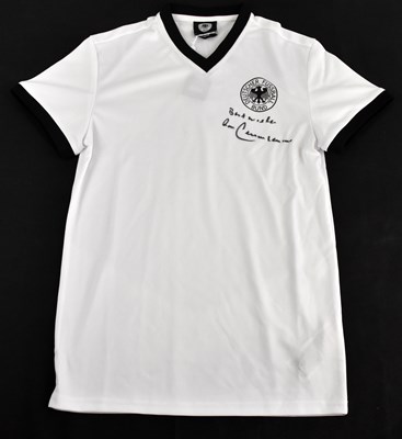 Lot 312 - BECKENBAUER; a retro style Germany football...