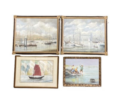 Lot 209 - F R WETHERALL; a pair of oils on board,...