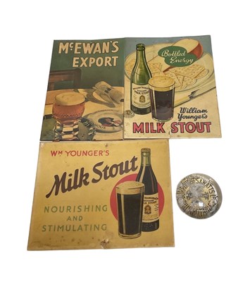 Lot 265 - A William Younger's Milk Stout advertising...