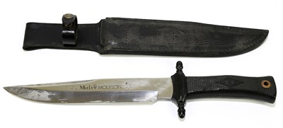 Lot 460 - MUELA MOUFLON; a Spanish hunting knife fitted...