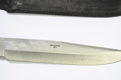 Lot 460 - MUELA MOUFLON; a Spanish hunting knife fitted...