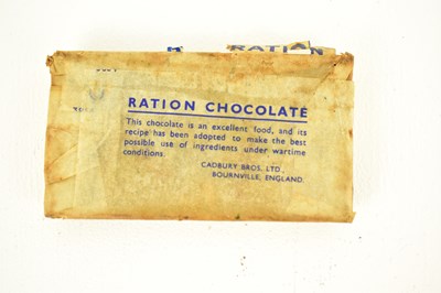 Lot 594 - A vintage 1930s Cadbury's Ration chocolate, 10...