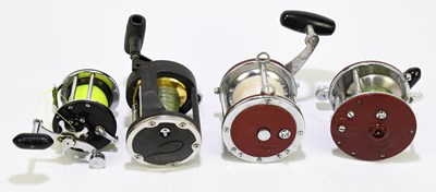 Lot 349 - PENN; three fishing reels to include number...