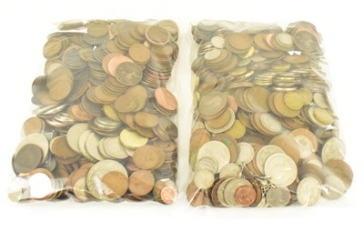 Lot 598 - Two sealed bags of coinage, mostly British,...