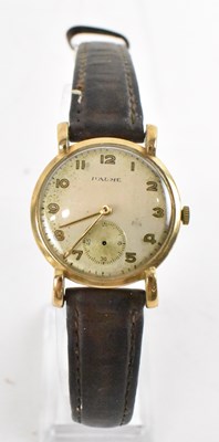 Lot 923 - BAUME; a 9ct yellow gold cased gentleman's...