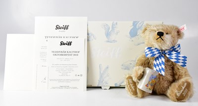 Lot 368 - STEIFF; a German collectors' bear 'Oktoberfest...