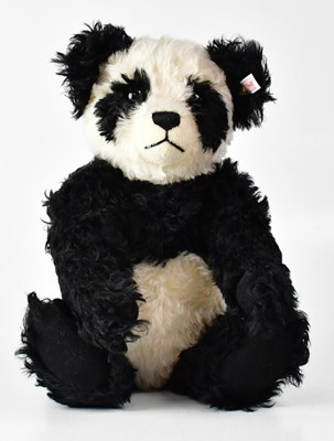 Lot 382 - STEIFF; a German collectors' bear 'Panda',...