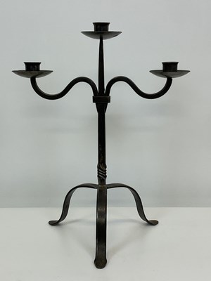 Lot 105 - A contemporary decorative forged steel...