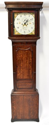 Lot 163 - THOMAS HEYWOOD, BANGOR; a Georgian oak cased...