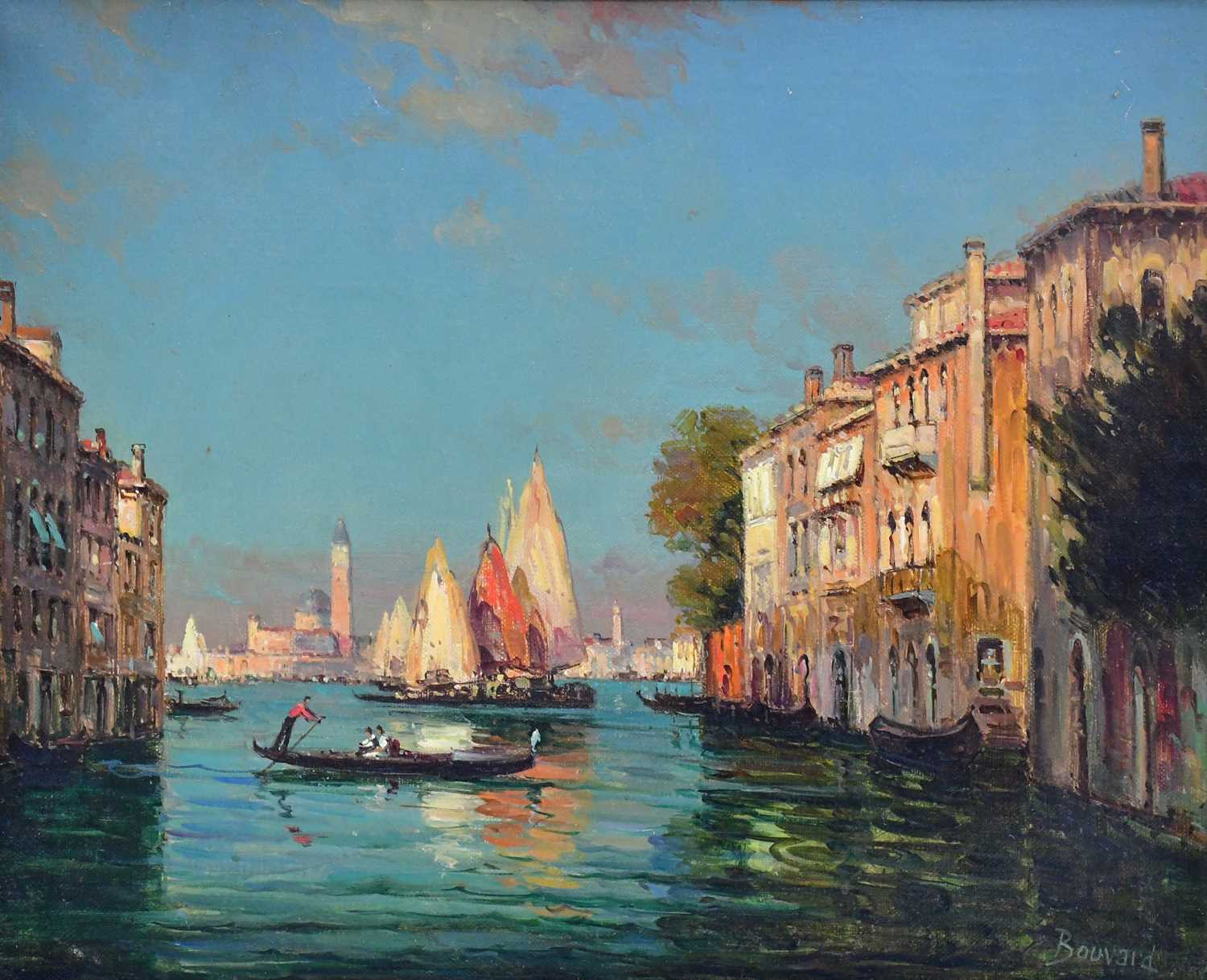 Lot 675 - COLETTE BOUVARD (1941-1996); oil on canvas,...