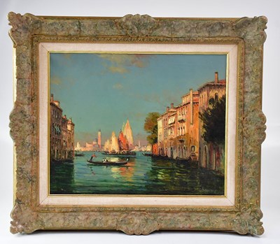 Lot 675 - COLETTE BOUVARD (1941-1996); oil on canvas,...