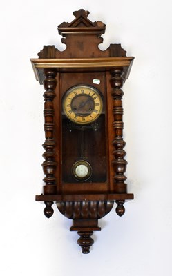 Lot 169 - An early 20th century walnut cased...