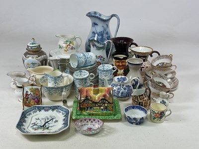 Lot 182 - A quantity of ceramics, to include 19th...