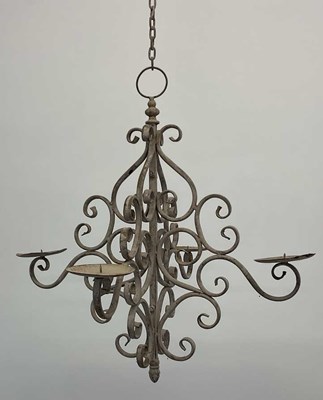 Lot 111 - A contemporary decorative metal hanging...