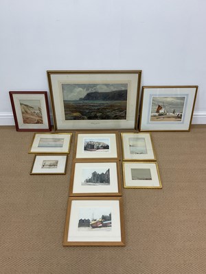 Lot 284 - ELLA CLARKE: two pencil drawings of Kent and...