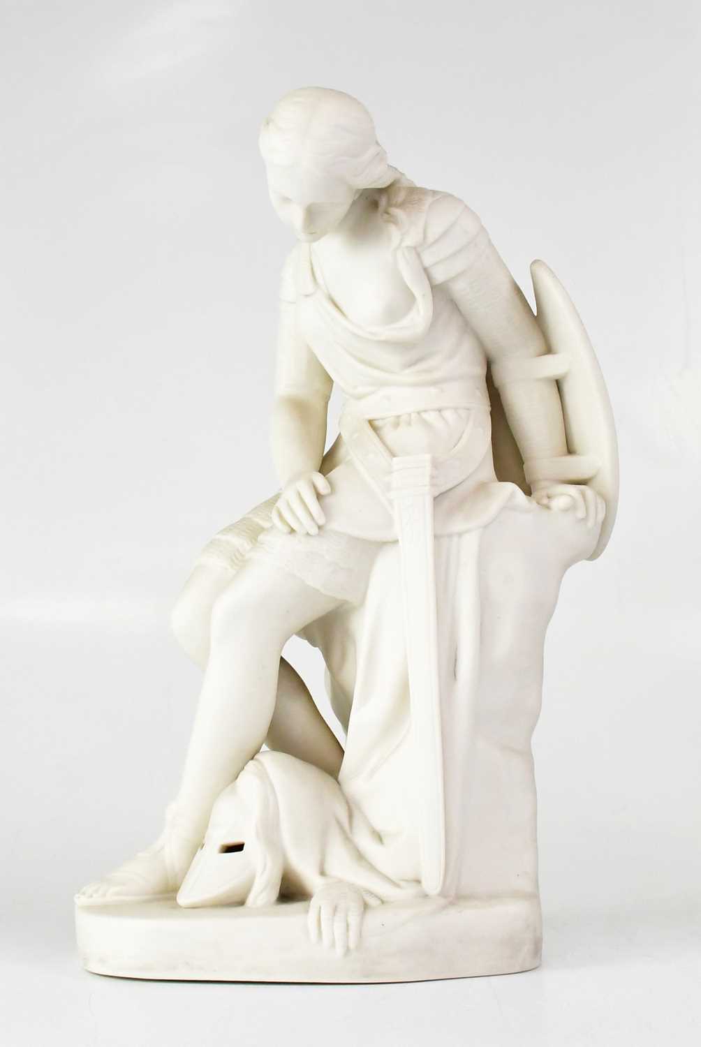 Lot 464 - JOHN BELL FOR MINTON; a 19th century Parian...