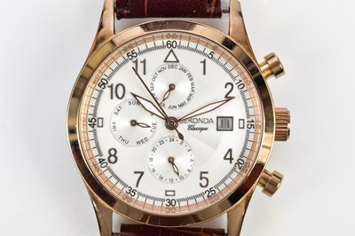 Lot 646 - SEKONDA; a gentleman's Classique wristwatch,...