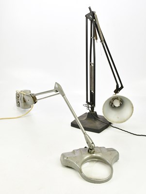 Lot 1534 - A vintage Anglepoise type lamp and a worktop...