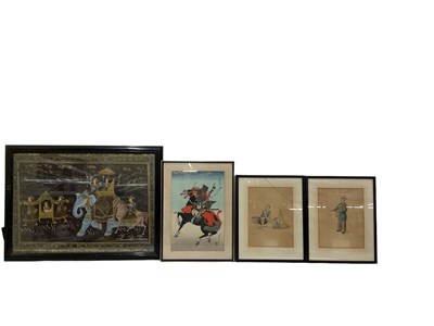 Lot 1022 - A pair of late 18th century prints of Chinese...